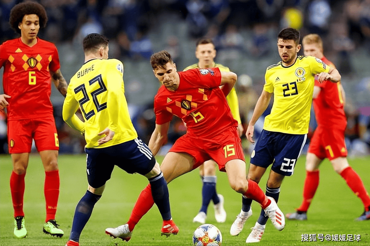 比利时队在比赛中展现出技高一筹，助球队晋级