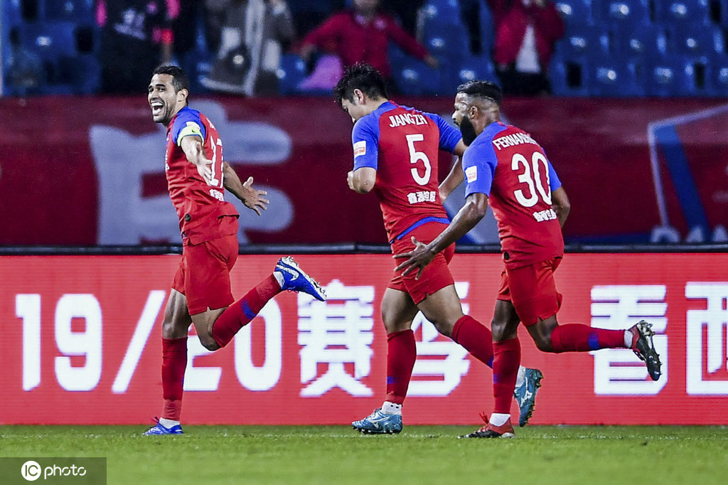 中超-逆袭!富力客场球员破门卡尔德克点射恒大1-1富力